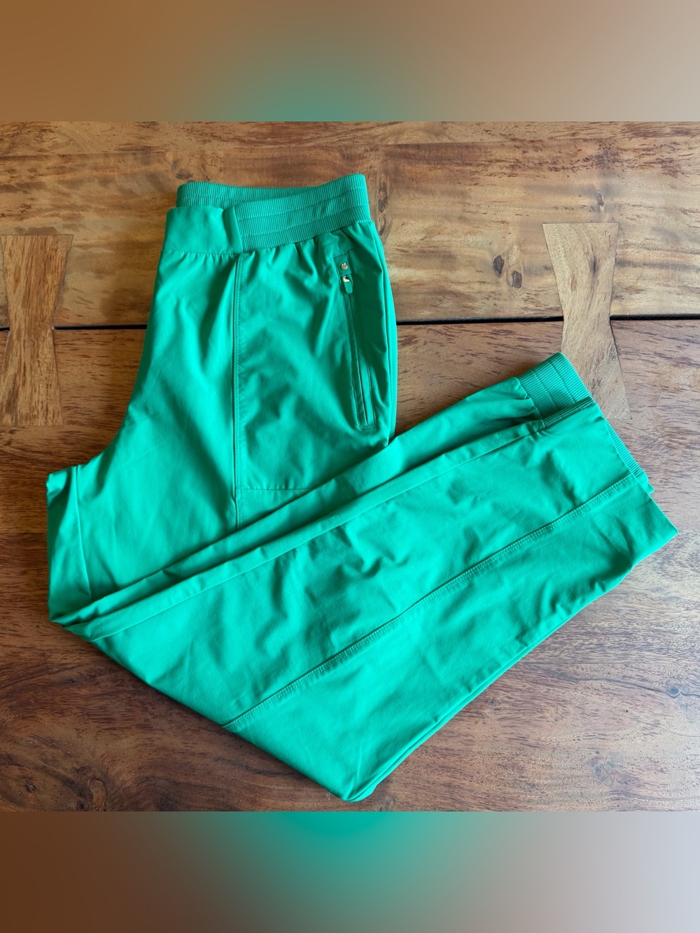 Isaac Mizrahi Live Emerald Green Pull-On Trousers
